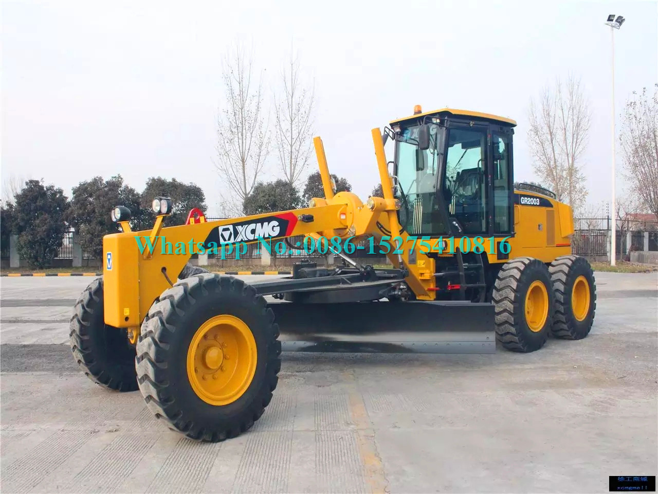 215HP 16 Ton Road Construction Machinery XCMG Motor Grader With Load Rotation