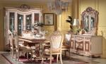 Villa Red Luxury Modern Dining Table Set American Style Dining Furniture
