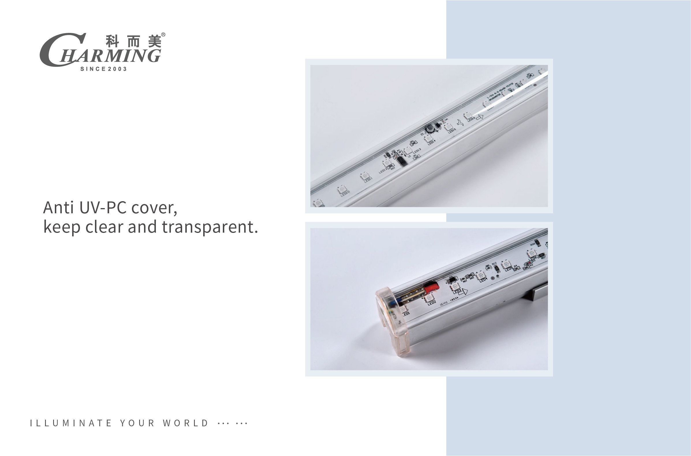 Weatherproof Outdoor LED Tube Lights DMX Control Anti Corrosion