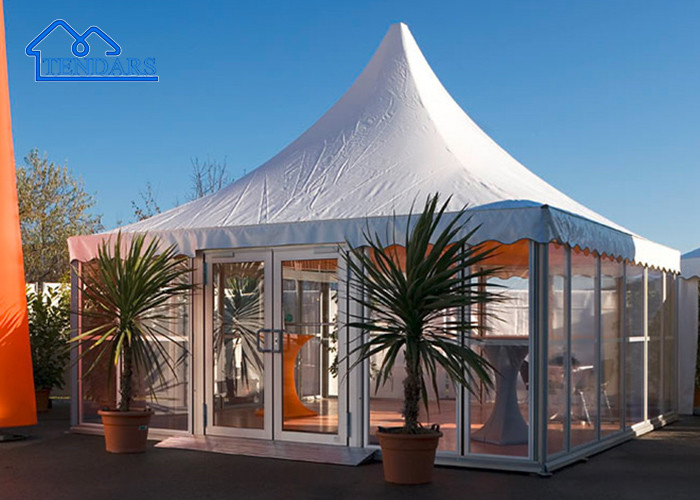 Outdoor Custom Big Aluminium Exhibition Wedding Trade Show Tent aPagoda Party Tent for sale