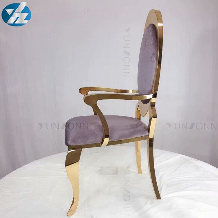 Factory direct sale gold stacking banquet chair