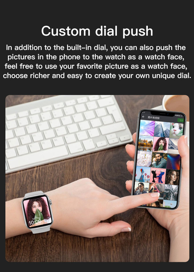 IWO 12 Smart Watch T500+Plus Bluetooth Call Music Smartwatch Fitness Tracker Heart Rate Monitor Wearable Devices Clocks