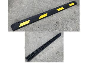 China 1650mm 2000mm Reclyed Garage Rubber Car Wheel Stopper wholesale