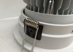18W COB Round Warm White Recessed Down Lighting Heat Dissipation Interior LED
