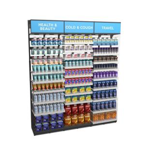 China Wine Gondola Modern Retail Store Display Fixtures Warehouse wholesale
