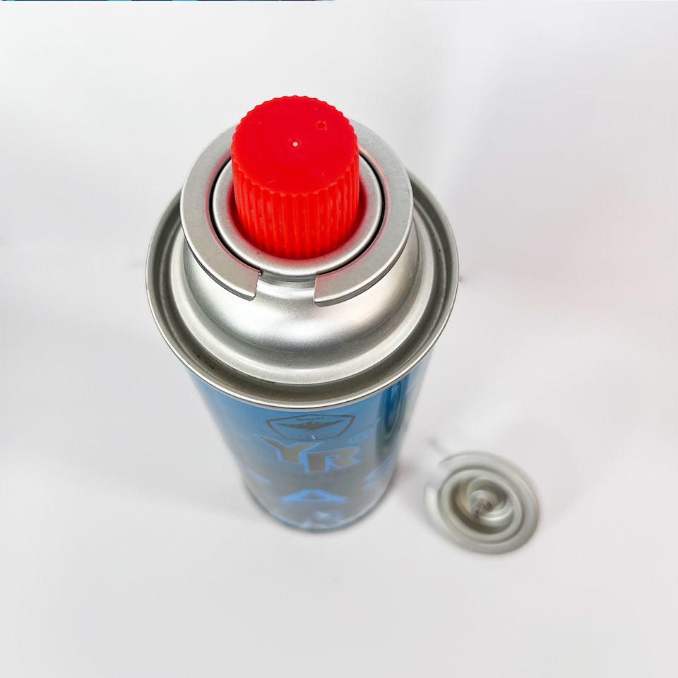 Empty tinplate 220g Gas Canister Refillable 190g Butane Gas Cartridges
