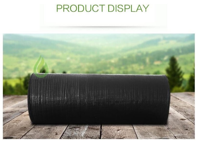 PP Woven 4mm Plastic Landscape Fabric HDPE Anti Weed Gardening Mat
