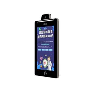 China 300ms 13.3 Inch Face Recognition Thermometer People Management wholesale