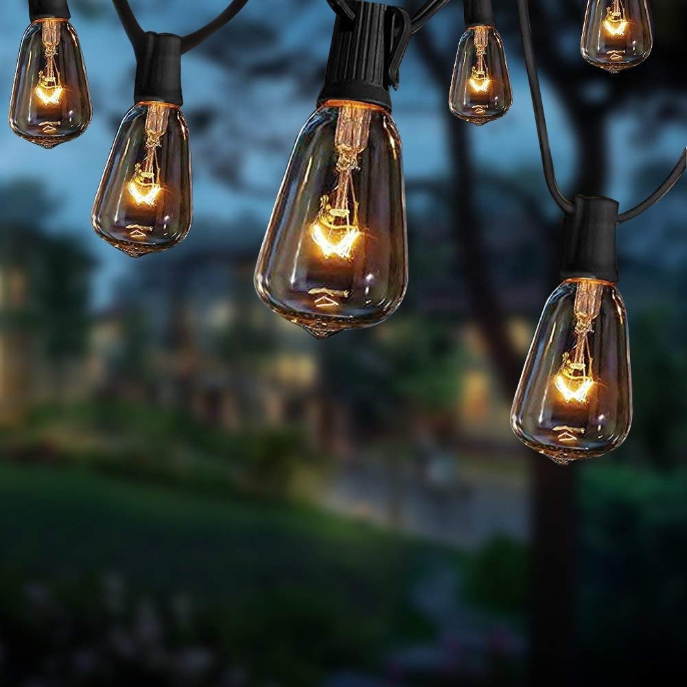 10ft St38 Decorative String Lighting 7watt E12 Led Edison Bulb String Lights