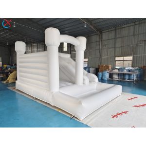 Manufacturer Commercial Inflatable Bouncer Inflatable Combos White Wedding
