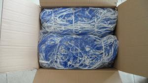 China Knotted Striped Soccer Net Polyethylene Square 120mm Senior Net wholesale