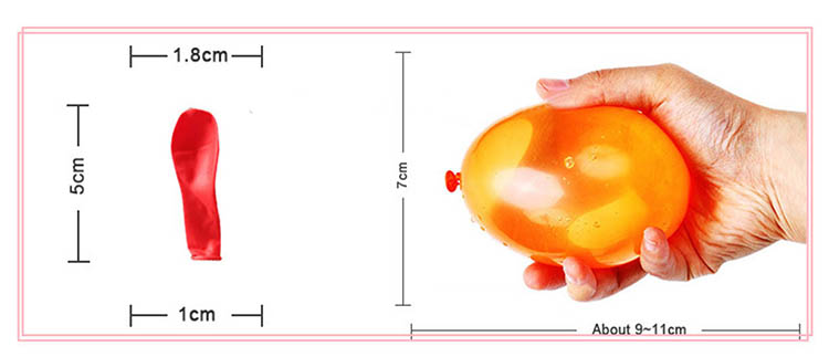 Sample 3-7 Days Quick Fill Water Balloon for Water Fighting Game Age Range 8 to 13 Years