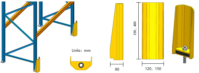 E  Metal Upright Protector