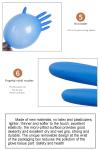 Powder Free Disposable Nitrile Medical Gloves M 95mm Width