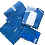 White Underbuttock Obstetrics Drapes Delivery Universal Drape Set