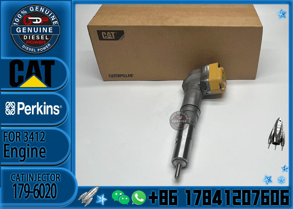 parts 179-6020 3412 E3412 Fuel Injector 174-7526 174-7528 179-6020 153-5938 20R-4148 Excavator parts