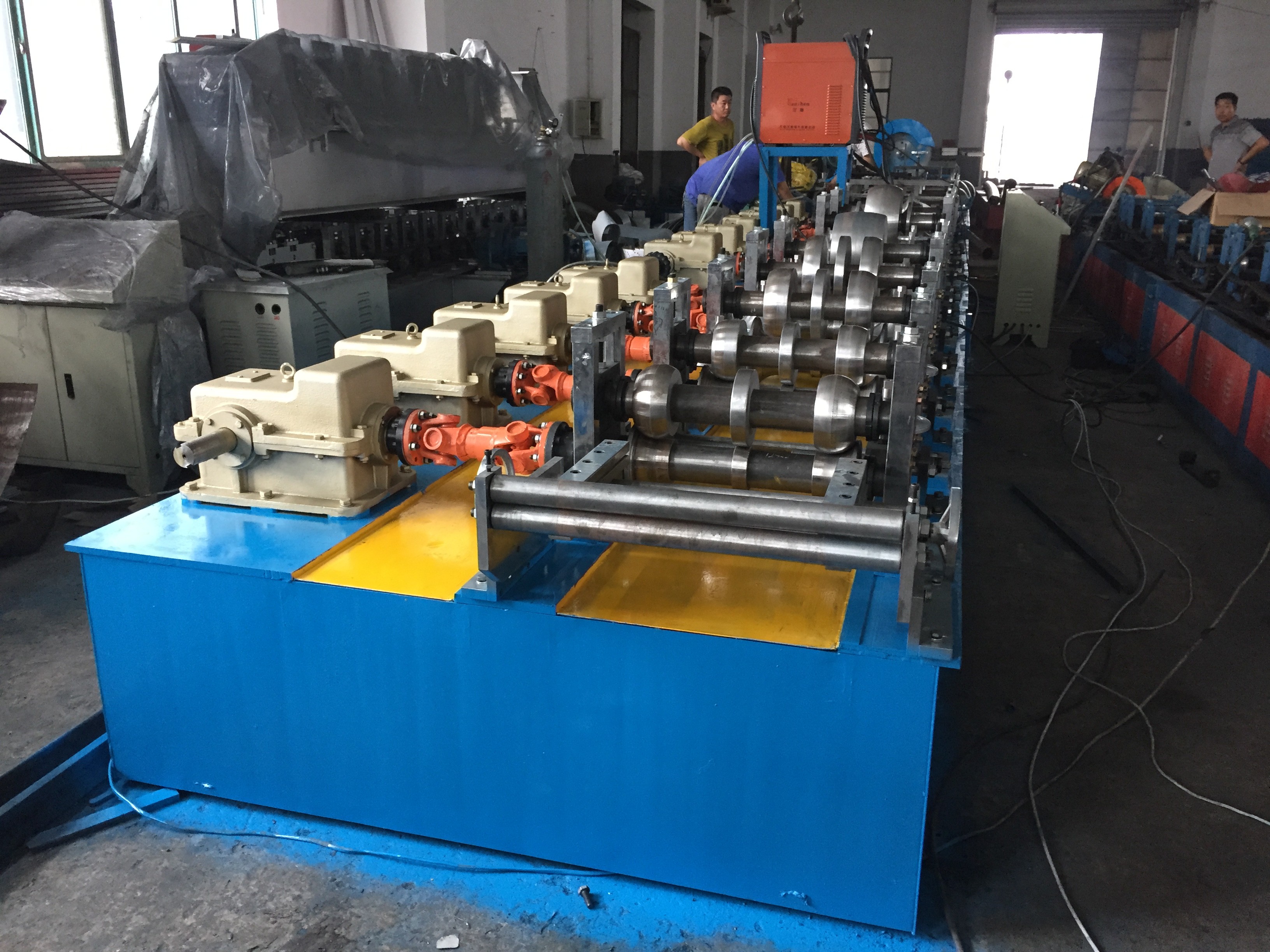 Welded Square Round Pipe Mill Roll Forming Machine Chain Drive