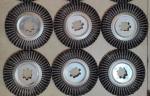 300mm OD Metal Tube Rust Removal Twisted Wire Brush