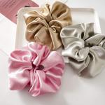 Small 6 Padded 0.03kg Satin Silk Scrunchies Headband Warrens