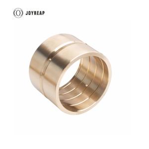 China CuSn12 Solid Bronze Bearing Flanged Cooper Alloy Sliding Bushing wholesale