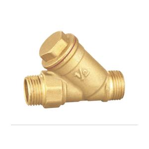China Forged Brass Filter Valve Nickel Plated Brass Y Type Strainer wholesale