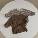 Organic Cotton Crewneck Long Sleeve Tee