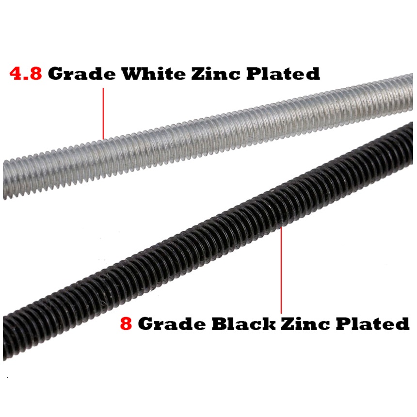 304 Stainless Steel Full Threaded Screw Rod DIN975 Hot Dip Galvanized Trapezoidal Rod