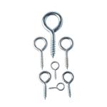 Commercial Hardened Eye Bolts , Stainless Steel Screw Eye Bolts