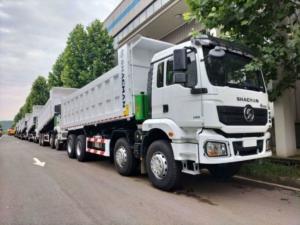 China 70T SHACMAN H3000 Heavy Dump Truck 375Hp Tipper Truck 8x4 EuroV White wholesale