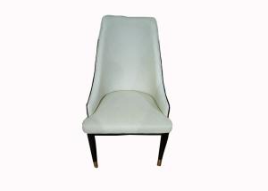 China Nordic 100cm 49.5cm Wrought Iron Upholstered Dining Chairs wholesale