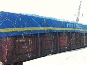China Tear Resistant Waterproof Tarpaulin Covers For Hunting Trailers / Truck wholesale