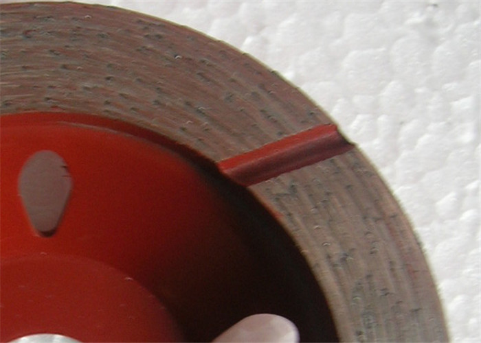 Durable Grinding Stone Wheel / Angle Grinder Sintered Segment Cup Wheel For Granite