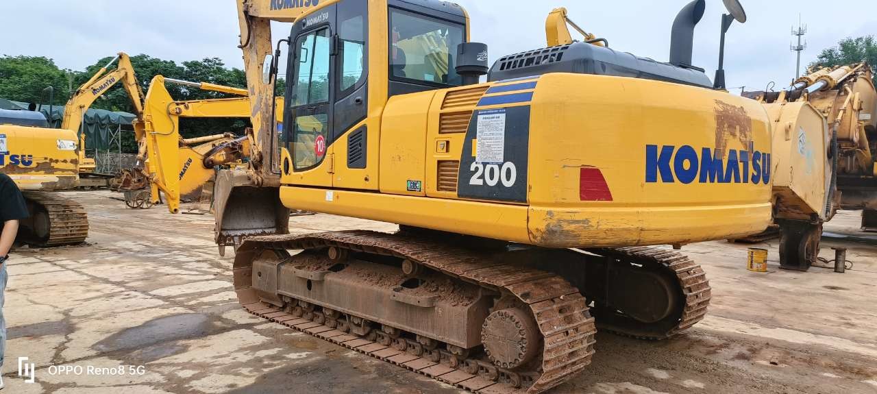 Komatsu PC200 PC200-8mo PC200-7 PC210 PC220 PC240 Excavator, Used Komatsu PC200-10 Original Painting High Quality