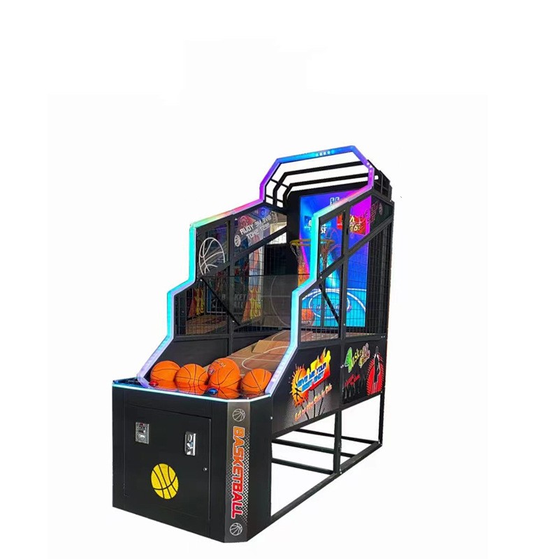 1 Player 3D Screen Arcade Electronic Basketball Shooting Game Machine 55 Inch Monitor