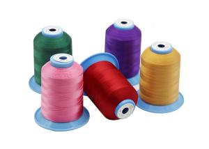 China Stretch Synthetic Sewing Thread , 66 Nylon Bonded Thread Low Elongation wholesale