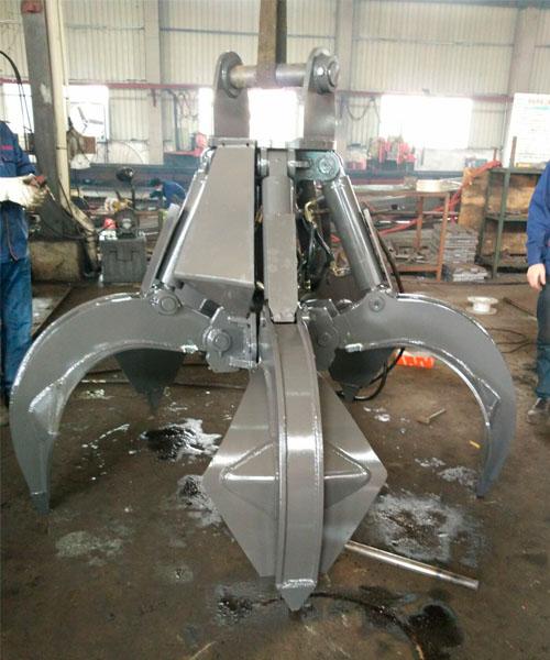 High Wear Resistant Orange Peel Scrap Grapple Less Downtime Multi Color
