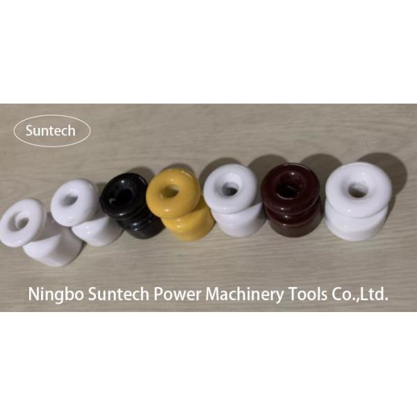 Low Voltage Porcelain Transmission Line Insulator For Wall Wire Fixings