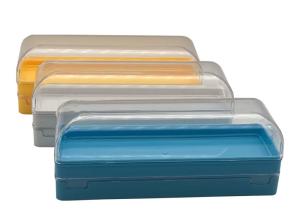 China Clear PS Top Double Layer Kids Custom Glasses Cases wholesale