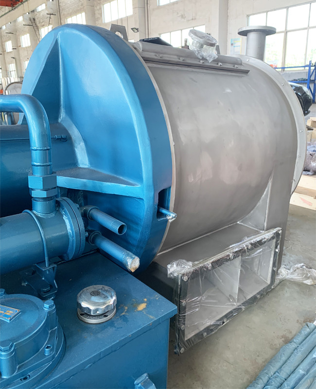 Two Stage Continuous Sea Salt Separation Processing Horizontal Piston Pusher Centrifuge
