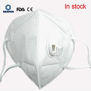 China White Kn95 Protective Mask , Kn95 Medical Mask FDA CE Approval Easy Breathability wholesale
