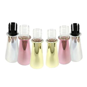 China Metallic Gold Pink Plating Champagne Bottle Sippers For Mini Wine Bottle wholesale