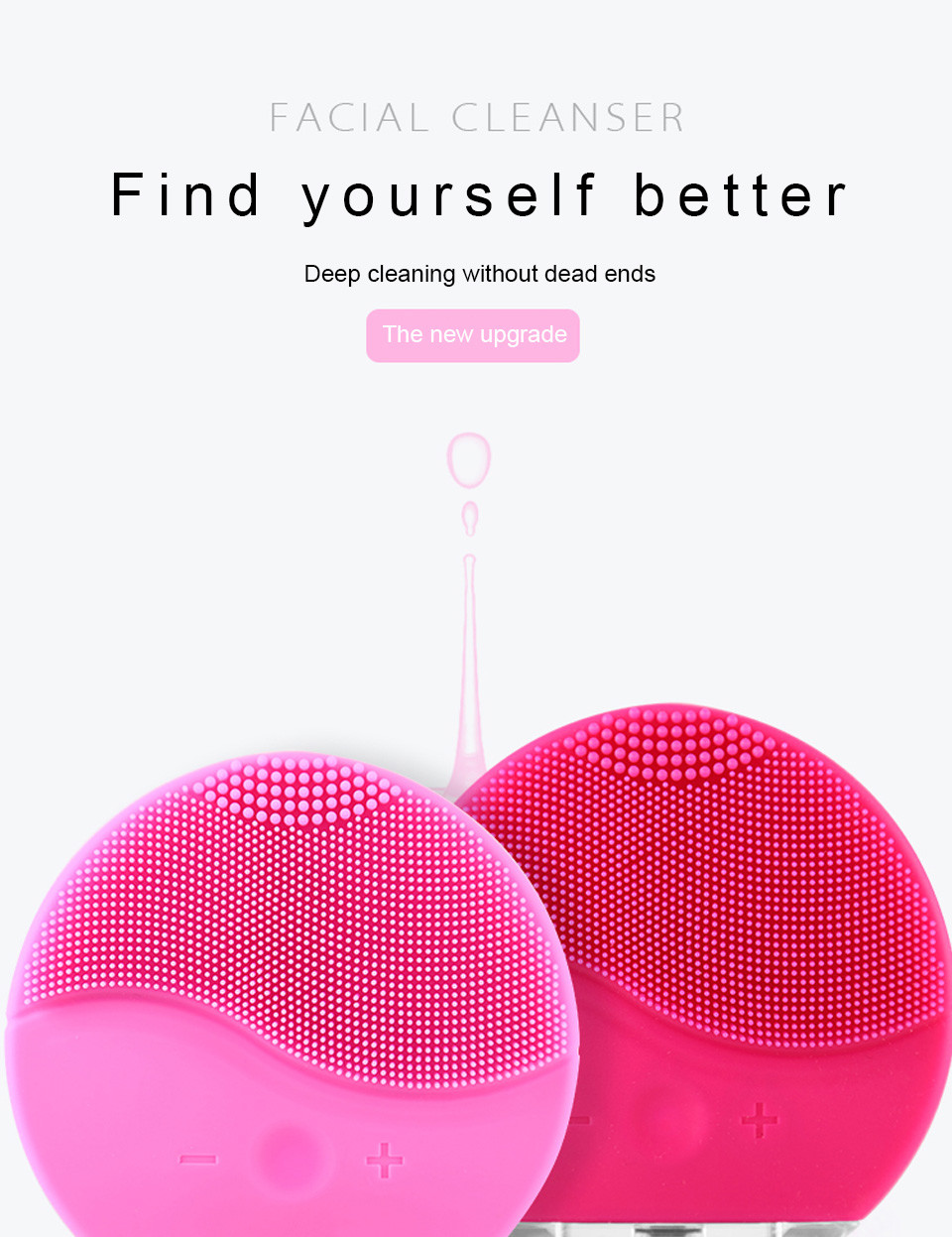 FOREO LUNA mini 2 Facial Cleansing Brush, Gentle Exfoliation and Sonic Cleansing for All Skin Types