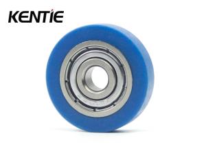 China 625ZZ Ball Bearing Pulley / Rowing Machine Seat Roller PU Coat Glass Balcony Wheel wholesale