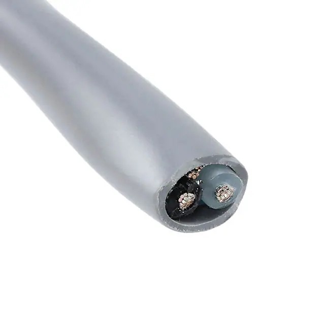Alpha Wire 2472 SL005 CABLE 2CON 14AWG SLATE SHLD 100'