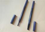 Plastic Automatic Fine Brown Eyebrow Pencil With Brush ISO Certification