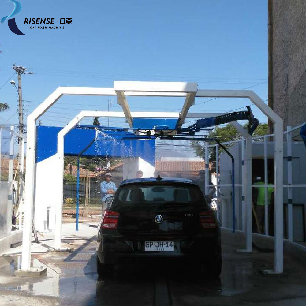 Metal Automatic Touch Free Car Wash Machine With -Chic Design Style