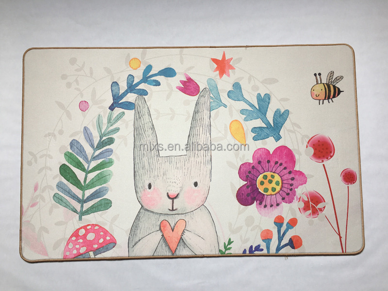 Minglu BFM-029  High quality Suede Fabric floor mat bath mat Welcome door Mat