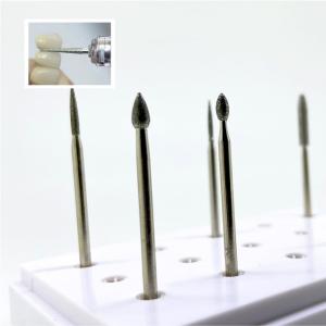 China Super Fine Dental Diamond Burs Round Shape None Coating OEM wholesale
