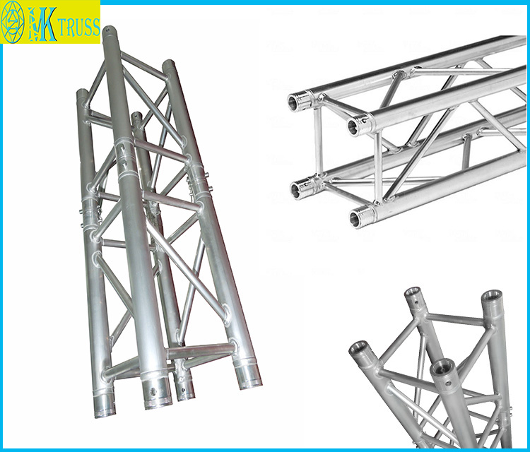 Outdoor Event Stage Screen Display Concert Truss 400*400mm with 25*2mm Brace Tube