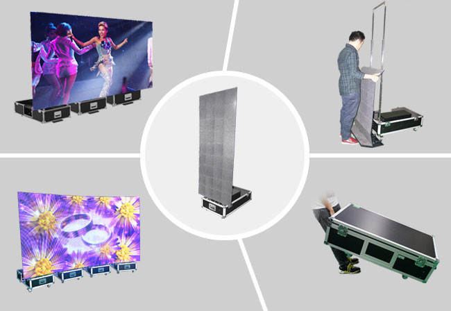 300W / ㎡ Totem LED Display Outdoor Video Screen Easy Install For Movie Theaters